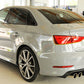 Rieger 00056808 Audi 8V A3 Rear Diffuser for Twin Tailpipe Left & Right -  Matte Black