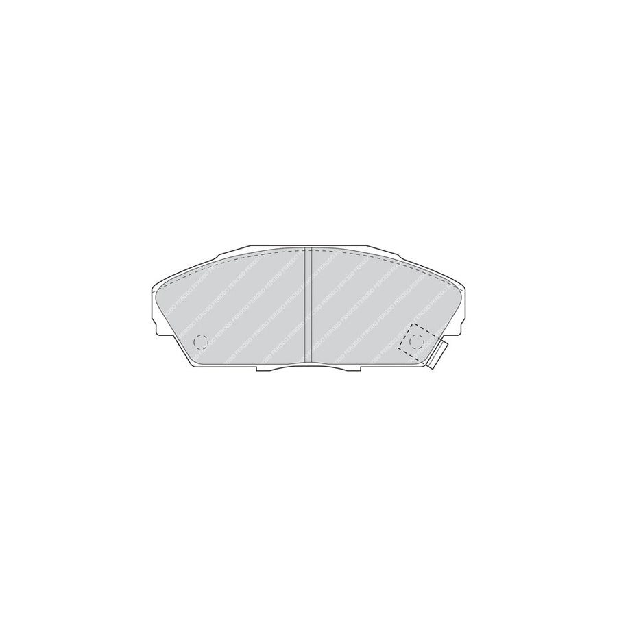 Ferodo Fsl541 Brake Pad Set Fuse Technology Not Prepared For Wear Indicator
