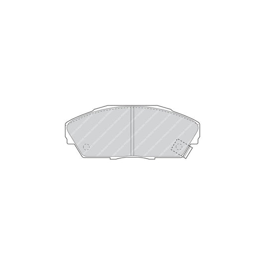 Ferodo Fsl541 Brake Pad Set Fuse Technology Not Prepared For Wear Indicator
