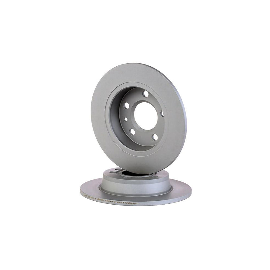 BOSCH 0 986 478 421 Brake Disc Solid Coated