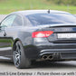 Rieger 00099086 Audi B8 B81 A5 Rear Diffuser for Twin Tailpipe Left & Right - Carbon-Look