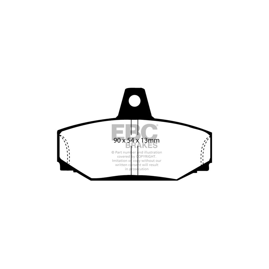 EBC PLK1891 Volvo V70 Yellowstuff Pads and Brake Line Performance Pack - Girling/TRW Caliper 3 | Duco Car Parts UK Car Parts