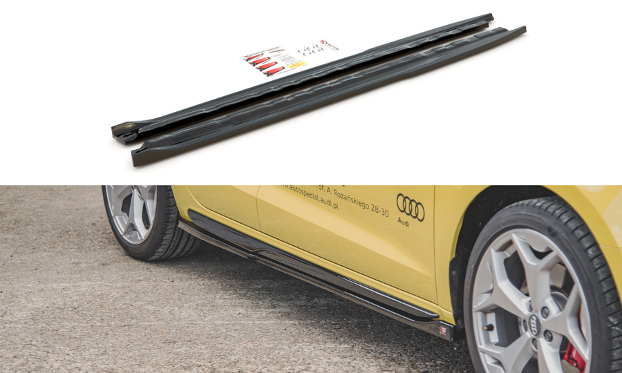 Maxton Design AU-A1-GB-SLINE-SD1T Side Skirts Diffusers Audi A1 S-Line GB | Duco Car Parts UK Car Parts