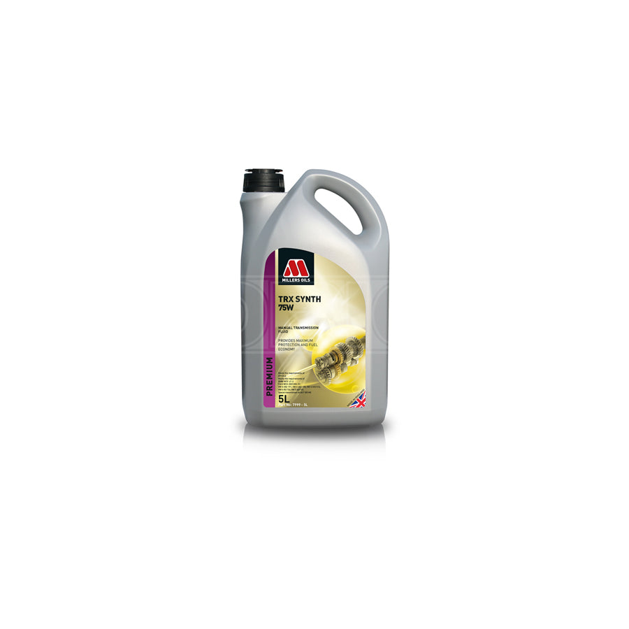 Millers Oils TRX Synth 75w Fully Synthetic Transmission Oil 5l