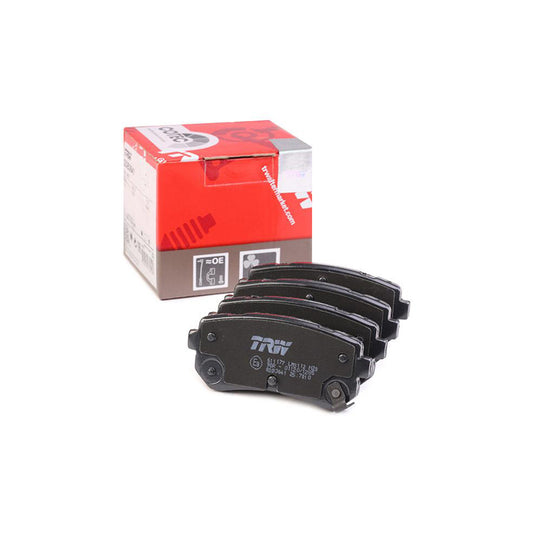 TRW Gdb3641 Brake Pad Set With Acoustic Wear Warning With Accessories