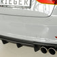 Rieger 00056808 Audi 8V A3 Rear Diffuser for Twin Tailpipe Left & Right -  Matte Black