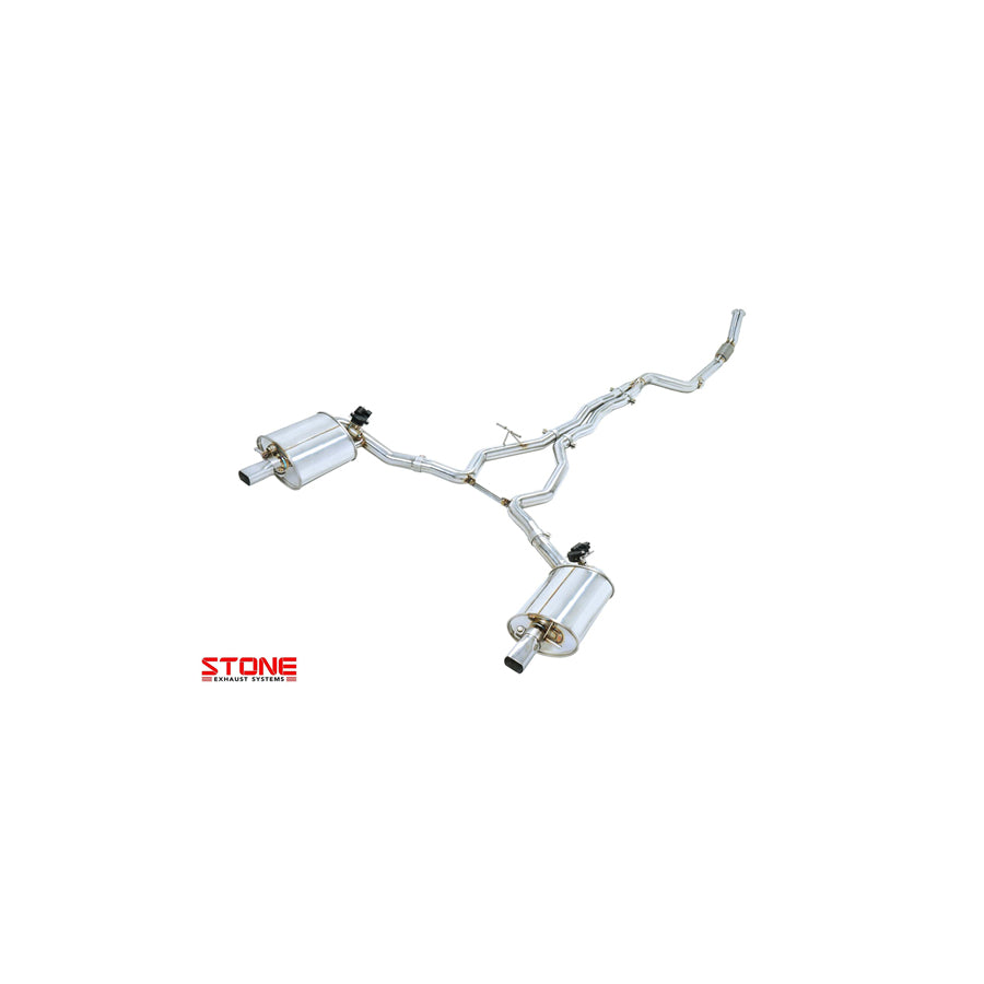 Stone Exhaust Mercedes-Benz M256 W213 E53 AMG Cat-Back Valvetronic Exhaust System