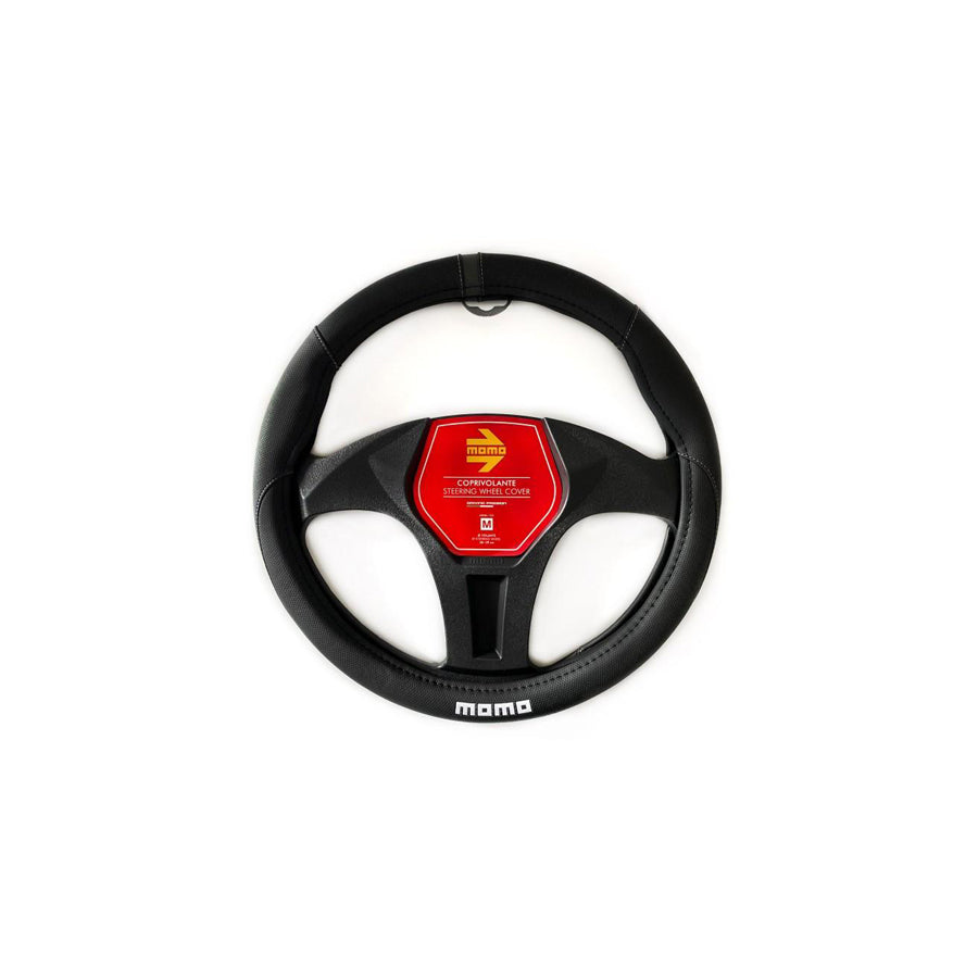 Momo ELEGANT SWC010BG Steering wheel cover Black/Grey, ?: 38-39cm, PVC