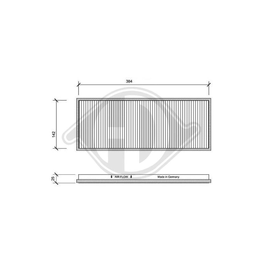 Diederichs Dci1009 Pollen Filter | Duco Car Parts UK Car Parts