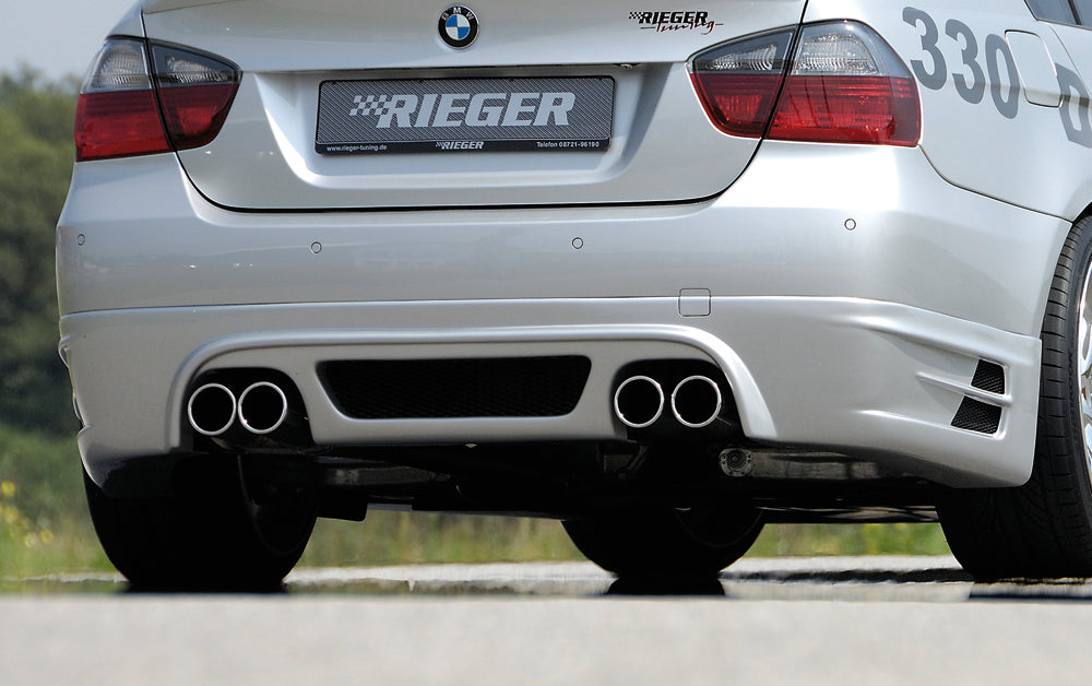 Rieger 00053407 BMW 3 Series E90 E91 Rear Diffuser