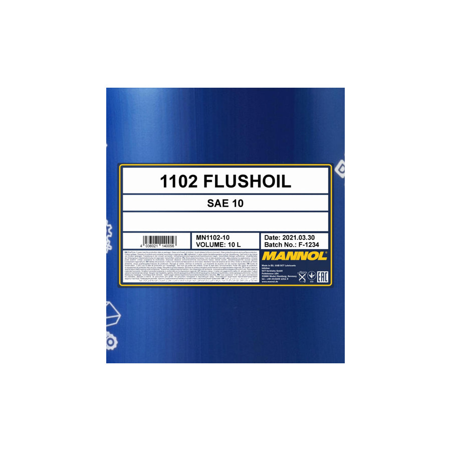 MANNOL Flushoil MN1102-10 Engine Oil Additive | Duco Car Parts UK Car Parts