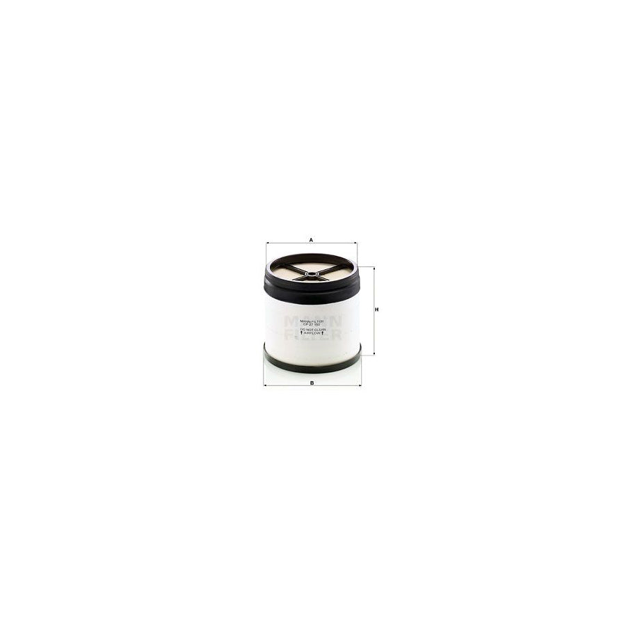 MANN-FILTER WK 21/2 (10) Fuel filter In-Line Filter