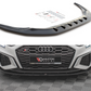 Maxton Design AU-A3-8Y-SLINE-FD1T Front Splitter V.1 Audi S3 / A3 S-Line 8Y | Duco Car Parts UK Car Parts
