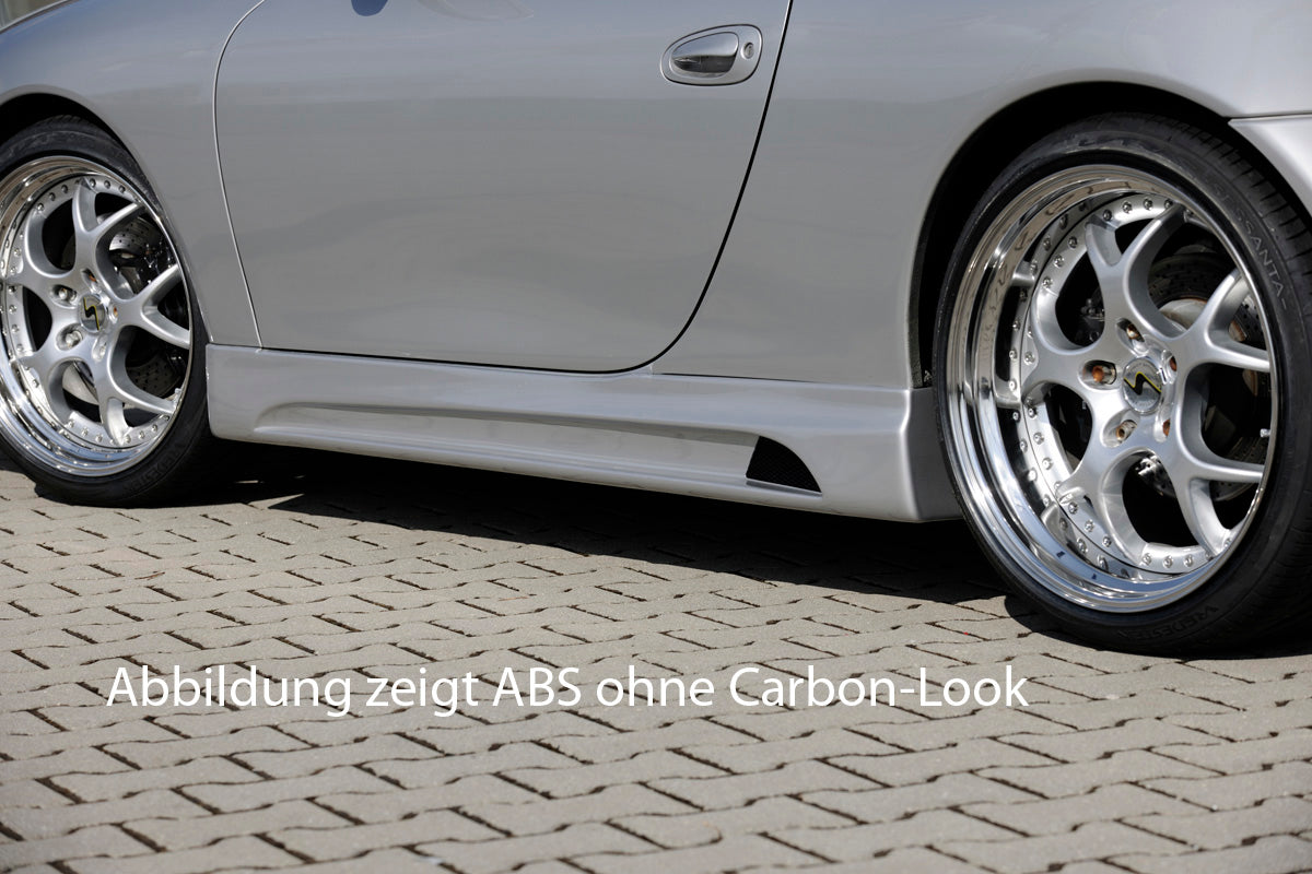 Rieger 00099815 Porsche Typ 996 911 Right Side Skirt - Carbon-Look