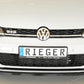 Rieger 00088148 VW Mk7 Golf Front Splitter (GTI, GTD & GTE) - Glossy Black
