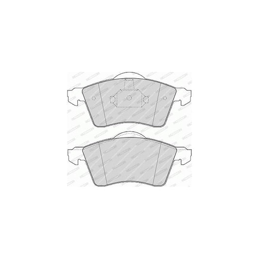Ferodo Premier Eco Friction Fvr1163 Brake Pad Set For Vw Transporter Not Prepared For Wear Indicator With Piston Clip Without Accessories