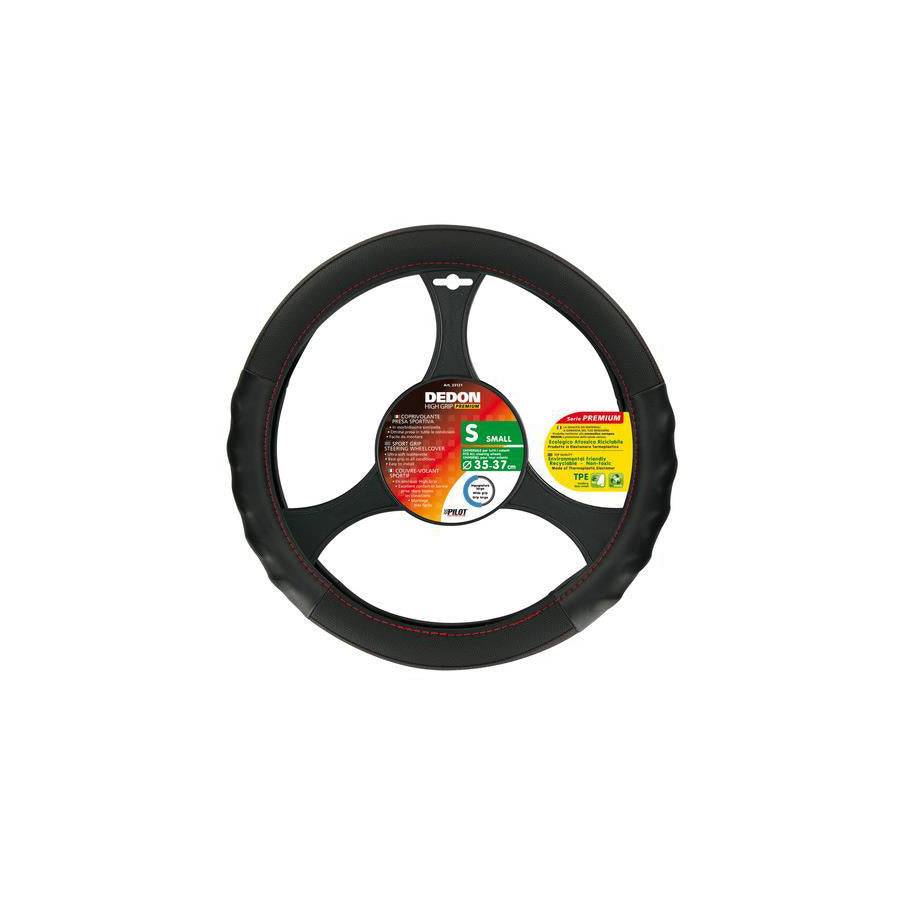 PILOT Dedon 33121 Steering wheel cover ?: 35-37cm, Leatherette, TPE (thermoplastic elastomer)