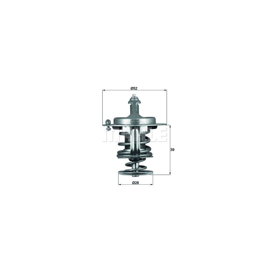 MAHLE ORIGINAL TX 71 82D Engine thermostat Opening Temperature: 82°C, with seal
