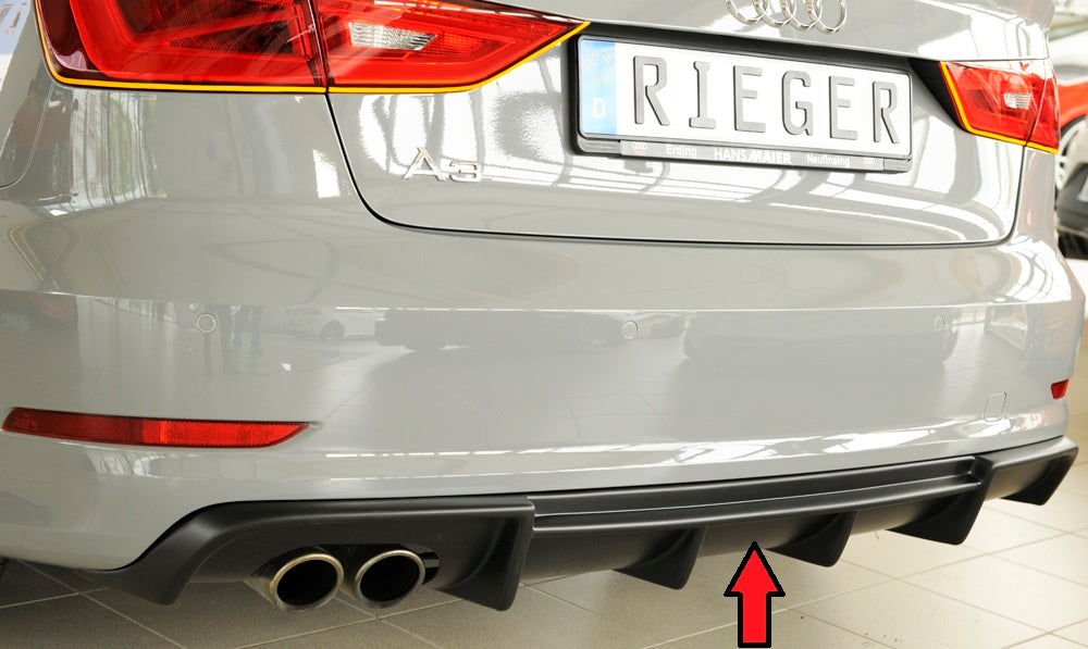 Rieger 00056807 Audi 8V A3 Rear Diffuser