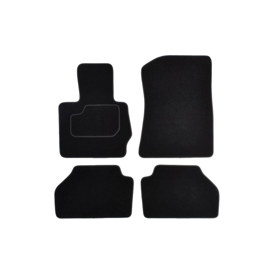 MAMMOOTH A041 BM258 PRM 01 Floor mat set for BMW X4 (F26) Textile, Front and Rear, Quantity: 4, Black