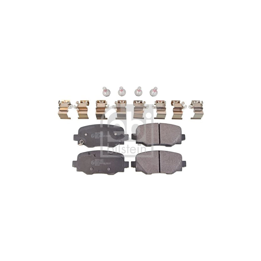 Febi Bilstein 116368 Brake Pad Set Rear Axle With Acoustic Wear Warning With Attachment Material