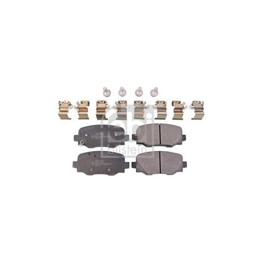 Febi Bilstein 116368 Brake Pad Set Rear Axle With Acoustic Wear Warning With Attachment Material