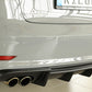 Rieger 00056807 Audi 8V A3 Rear Diffuser for Twin Tailpipe Left -  Matte Black
