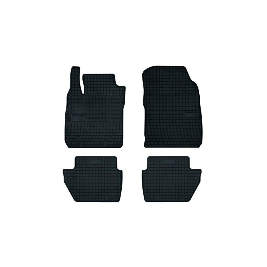 FROGUM 401945 Floor mat set for FORD Ecosport Mk2 Elastomer, Front and Rear, Quantity: 4, Black