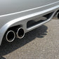 Rieger 00053407 BMW 3 Series E90 E91 Rear Diffuser for Twin Tailpipe Left & Right -  Matte Black