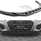 Maxton Design AU-A3-8Y-SLINE-FD4T Front Splitter V.4 Audi S3 / A3 S-Line 8Y | Duco Car Parts UK Car Parts