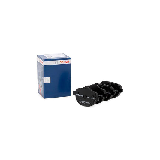 Bosch 0986495442 Brake Pad Set Excl Wear Warning Contact With Anti Squeak Plate With Mounting Manual BP2074