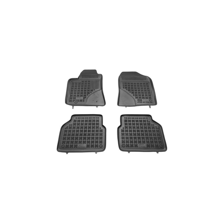 REZAW PLAST Tailored 201404 Floor mat set for TOYOTA AVENSIS Elastomer, Front and Rear, Quantity: 4, Black