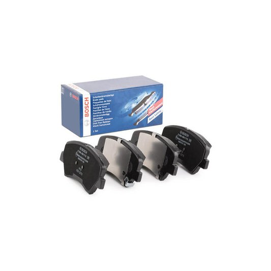 Bosch 0986494712 Brake Pad Set With Acoustic Wear Warning With Anti Squeak Plate BP1707