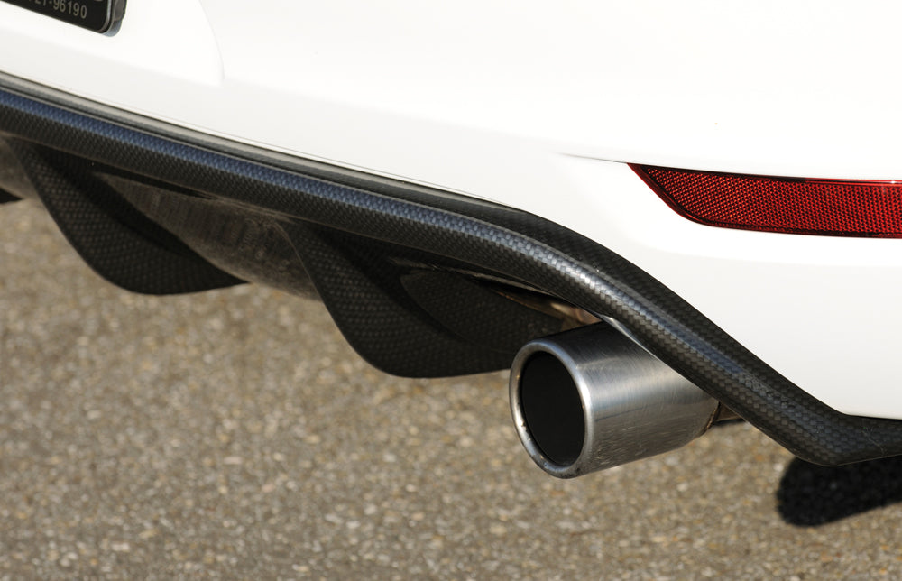 Rieger 00099811 VW Mk6 Golf GTI Rear Diffuser for Original Tailpipe Left & RIght - Carbon-Look