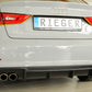 Rieger 00056807 Audi 8V A3 Rear Diffuser for Twin Tailpipe Left -  Matte Black