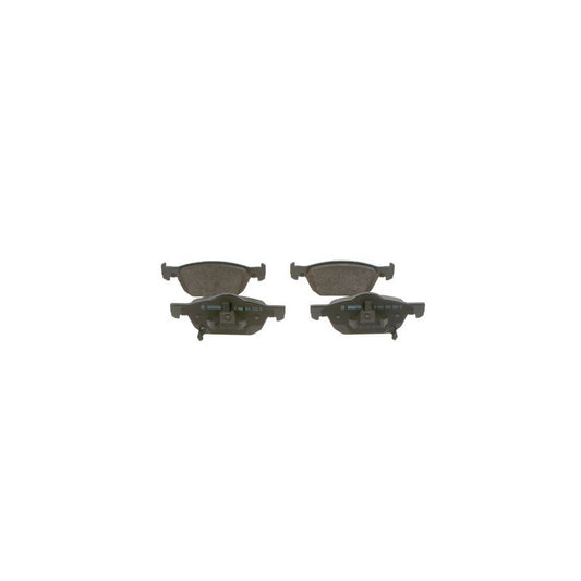 Bosch 0986494383 Brake Pad Set For Honda Accord With Acoustic Wear Warning With Anti Squeak Plate With Mounting Manual With Piston Clip BP1291