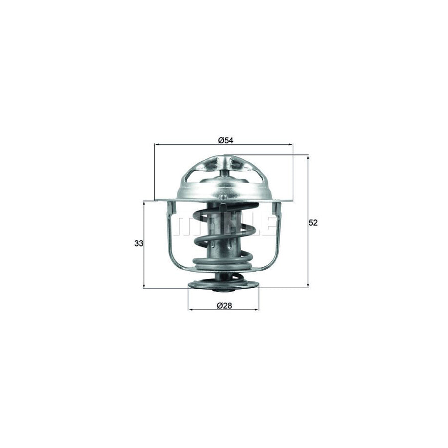 MAHLE ORIGINAL TX 176 82D Engine thermostat Opening Temperature: 82°C, with seal