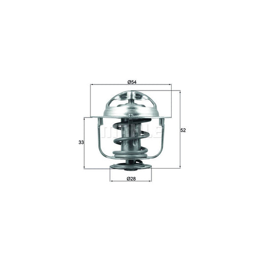 MAHLE ORIGINAL TX 176 82D Engine thermostat Opening Temperature: 82°C, with seal