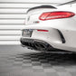 Maxton Design Mercedes Benz C63 AMG Coupe C205 (Facelift) Central Rear Splitter (with vertical bars)