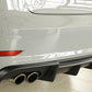 Rieger 00056807 Audi 8V A3 Rear Diffuser for Twin Tailpipe Left -  Matte Black