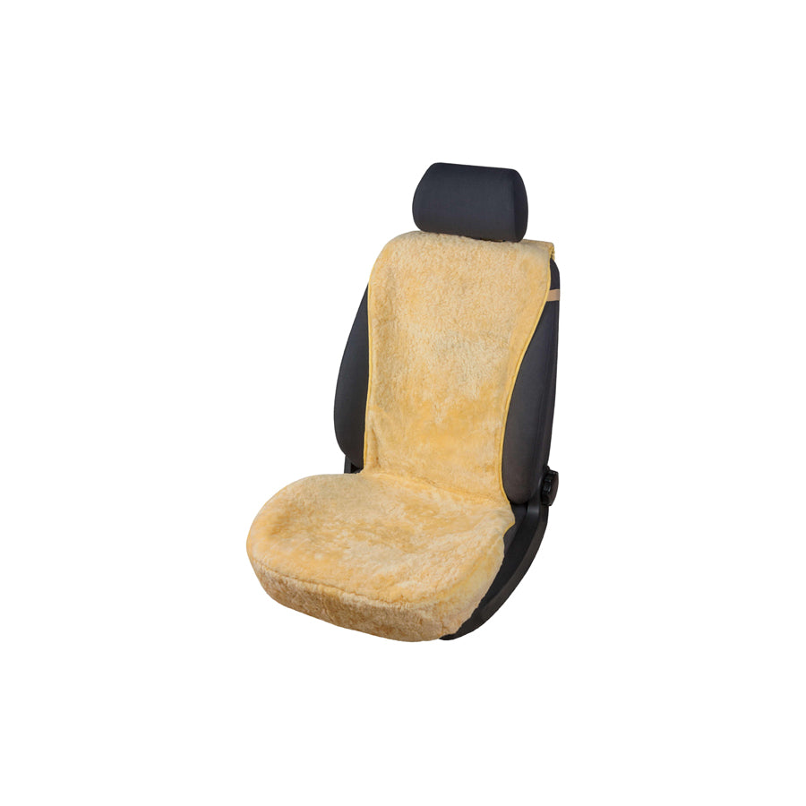 WALSER Vogue 20102 Car seat cover Beige, Sheepskin, Front