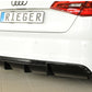 Rieger 00088141 Audi 8V A3 Rear Diffuser for Twin Tailpipe Left - Glossy Black