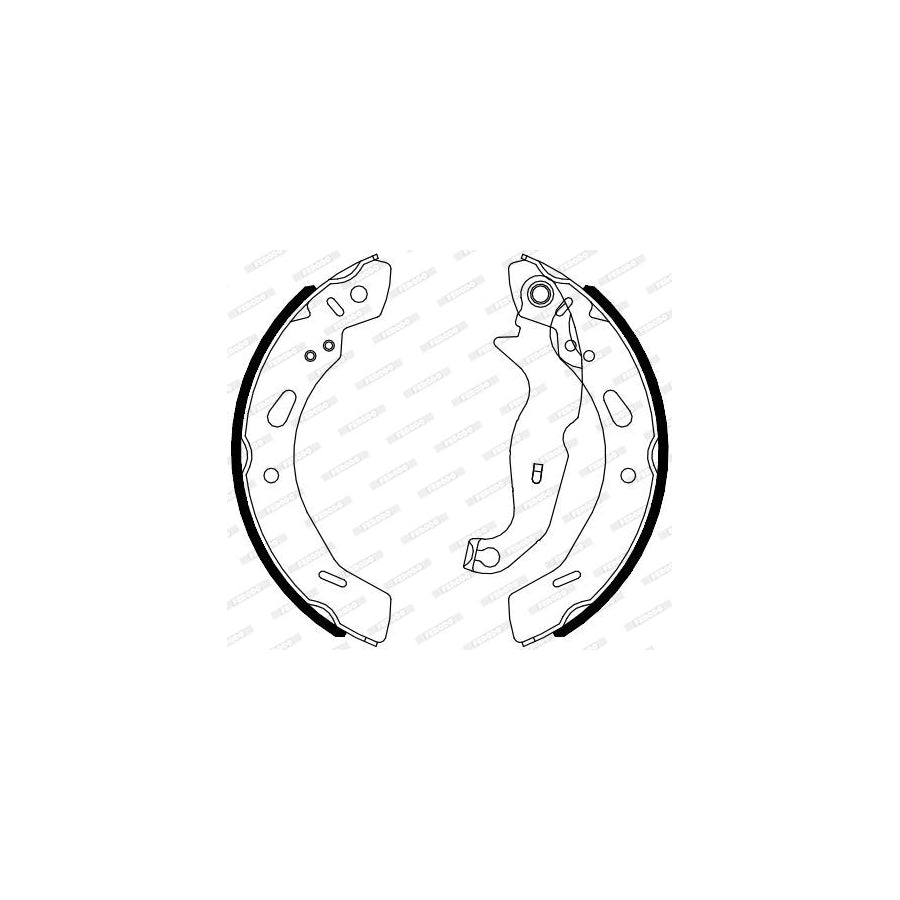FERODO PREMIER FSB4080 Brake Shoe Set