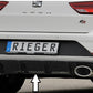 Rieger 00088147 SEAT 5F Leon FR Rear Diffuser