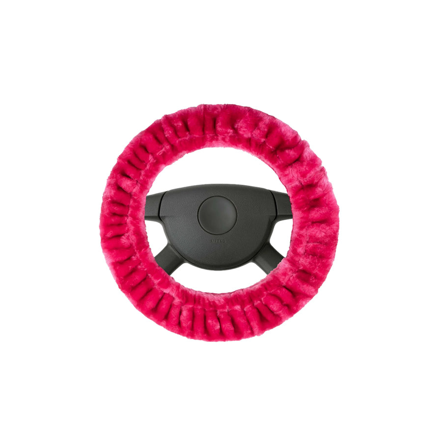 WALSER Teddy 20096 Steering wheel cover 37mm, 39mm, Deep Pink