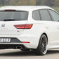 Rieger 00088147 SEAT 5F Leon FR Rear Diffuser for Sport Tailpipe Left & Right - Glossy Black