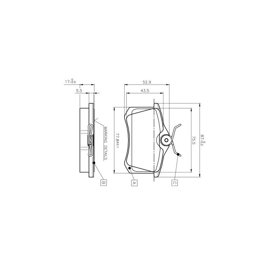 Bosch 0986Tb2137 Brake Pad Set Excl Wear Warning Contact With Bolts With Accessories
