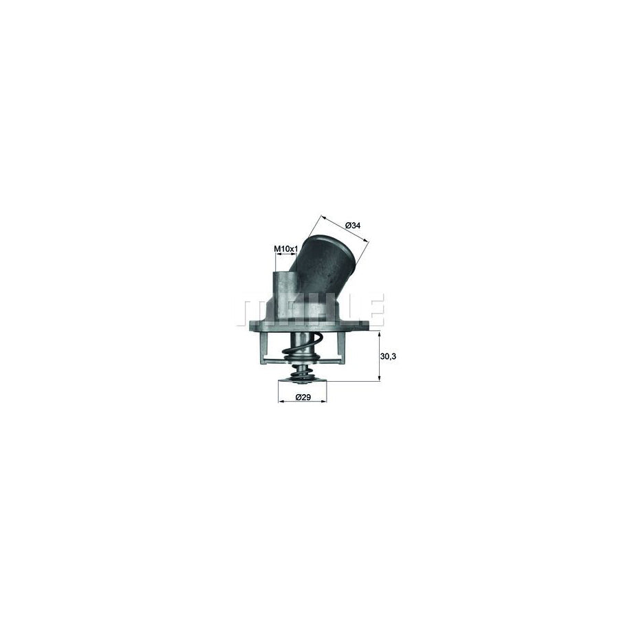 MAHLE ORIGINAL TI 22 71 Engine thermostat Opening Temperature: 71°C, with seal