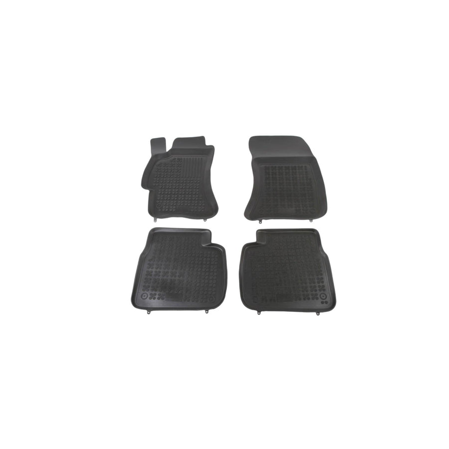 REZAW PLAST Tailored 202705 Floor mat set for SUBARU LEGACY Elastomer, Front and Rear, Quantity: 4, Black
