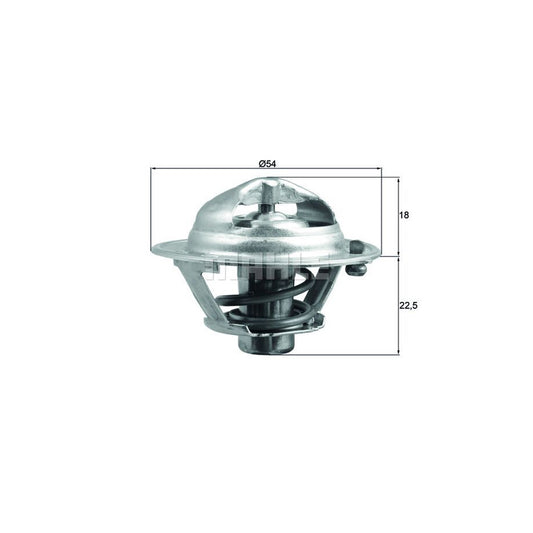 MAHLE ORIGINAL TX 166 90D Engine thermostat Opening Temperature: 90°C, with seal